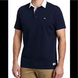 Nautica Wharf Blue NJC Short Sleeve Polo Shirt
